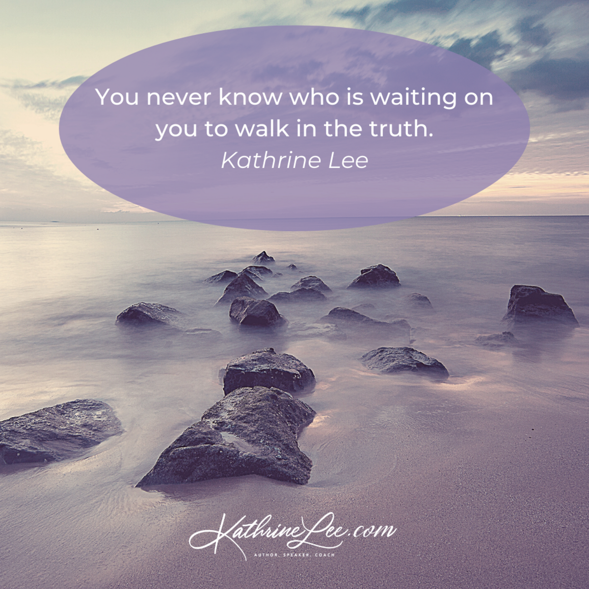 You never know who is waiting