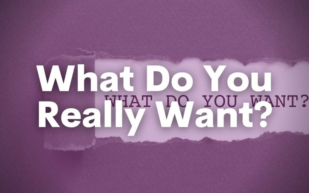 What Do You Really Want?